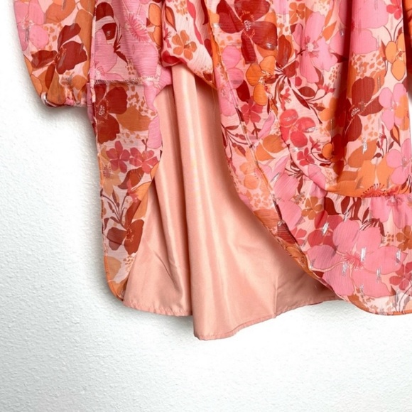 Laura Conrad Front Button Ruffle Mini Dress - Picture 2 of 6